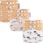 Baby Cloth Diapers One Size Adjustable Washable Reusable for Baby Girls and Boys